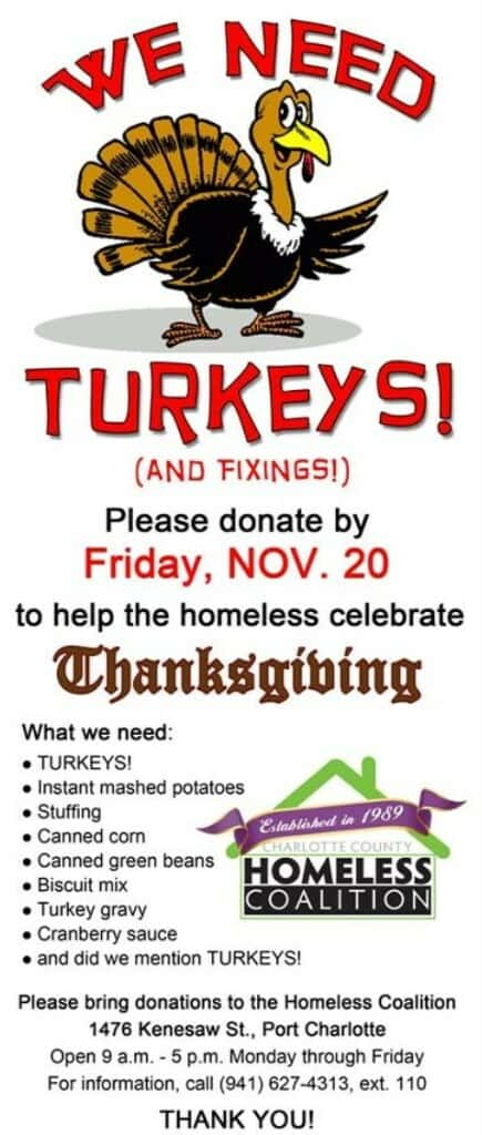 We Need Turkeys!